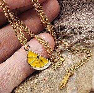 Minimalst Jewelry Neiman Marcus Lemon Chain Dainty 14k Gold Plate Hypoallergenic